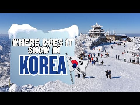 Where Does It Snow In Korea? South Korea Winter Guide 2025