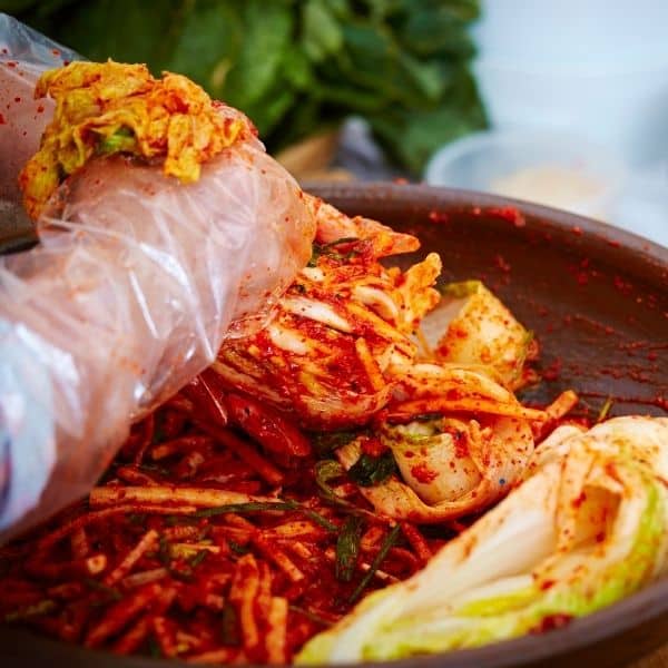 Kimchi making class in Seoul