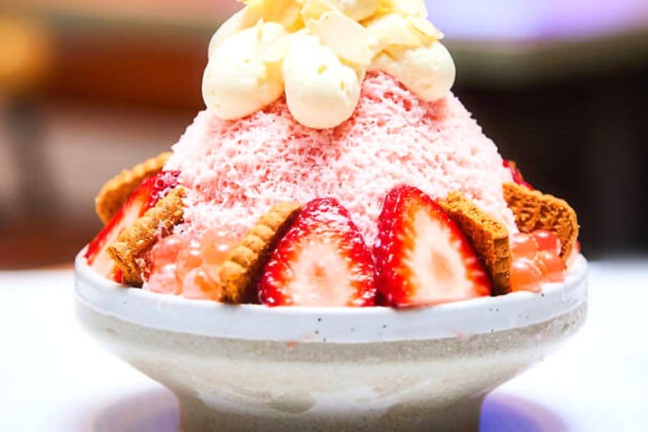 Cool Korean summer dessert bingsu