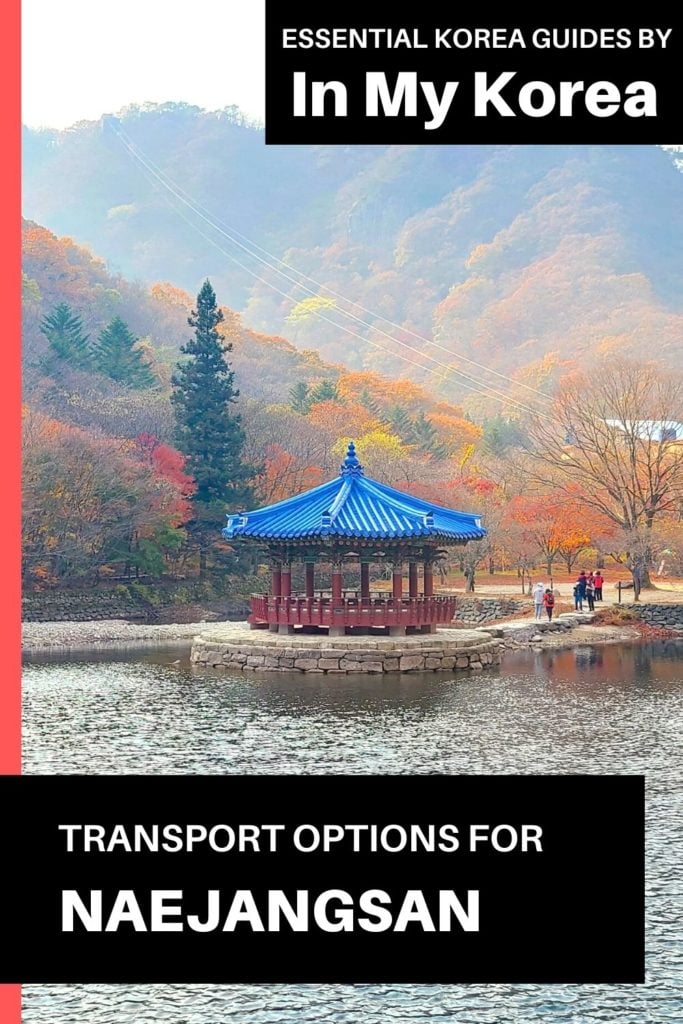 How to go to Naejangsan Nationa Park Pin 2