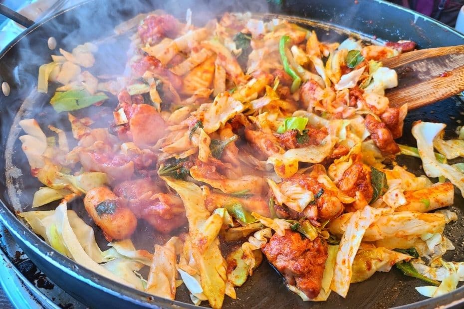 Chuncheon Dakgalbi Spicy Stir Fried Chicken