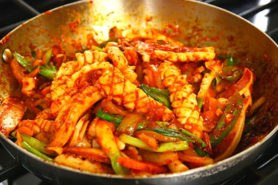 Ojingeo Bokkeum Spicy Stir Fried Squid