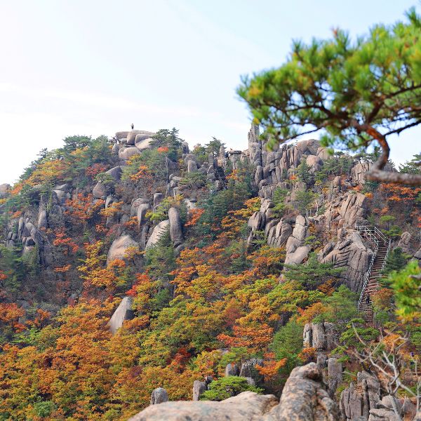 Gayasan National Park in Autumn Korea