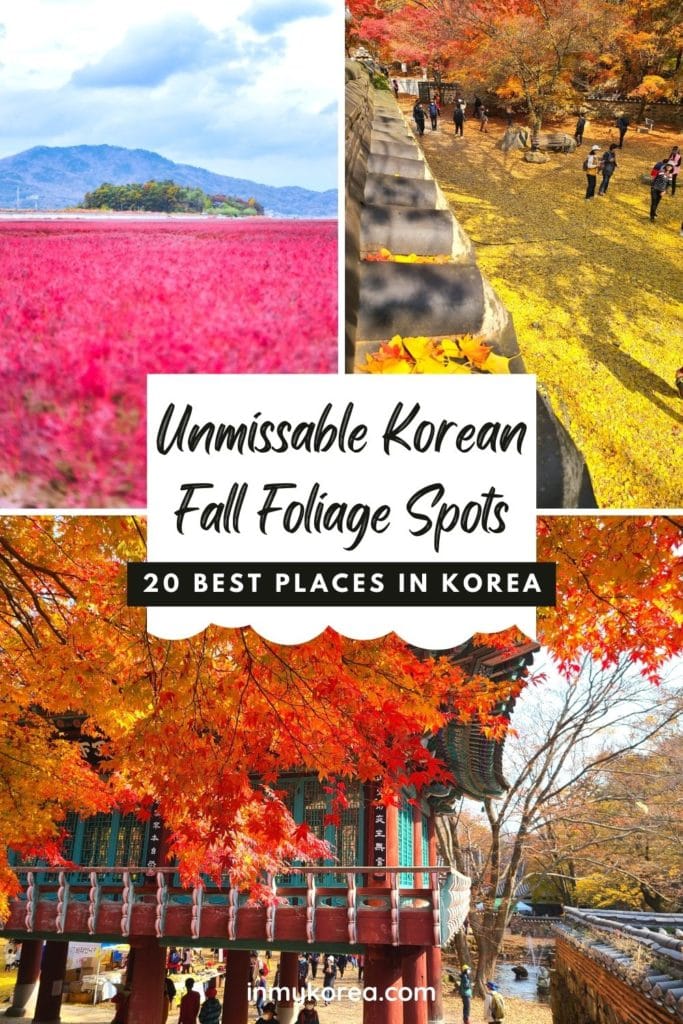 Where to see autumn leaves in Korea Pin 1