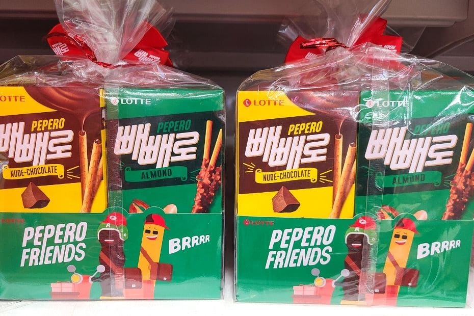 Multipacks of Pepero for Pepero Day In Korea