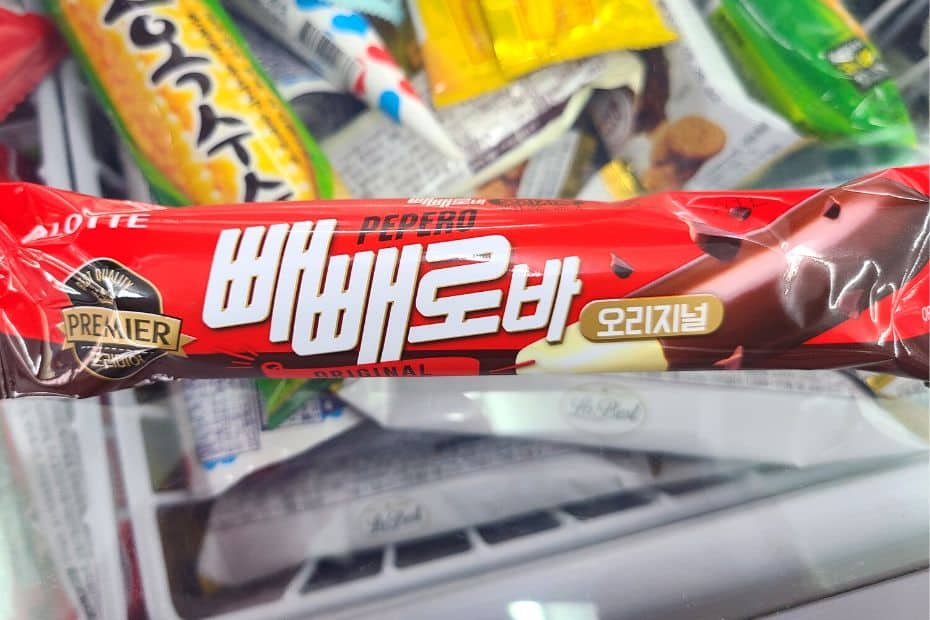 Pepero Ice Cream In Korea