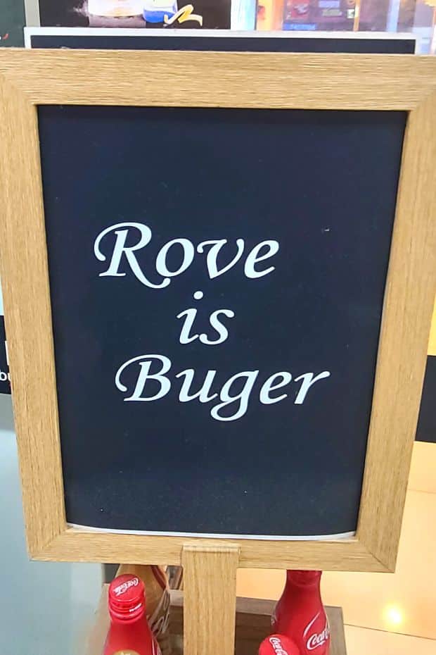 Rove Is Buger Funny Korean Sign