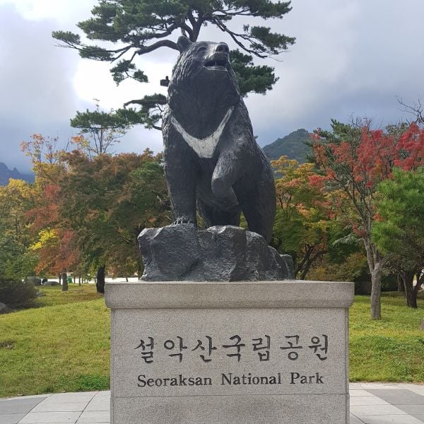 Seoraksan National Park in Autumn Korea