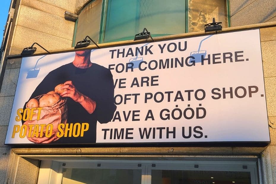 Soft Potato Shop in Korea