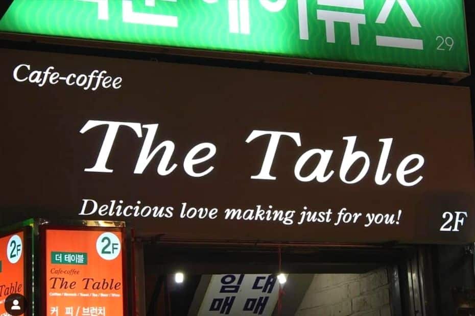 Inappropriate Korean restaurant description