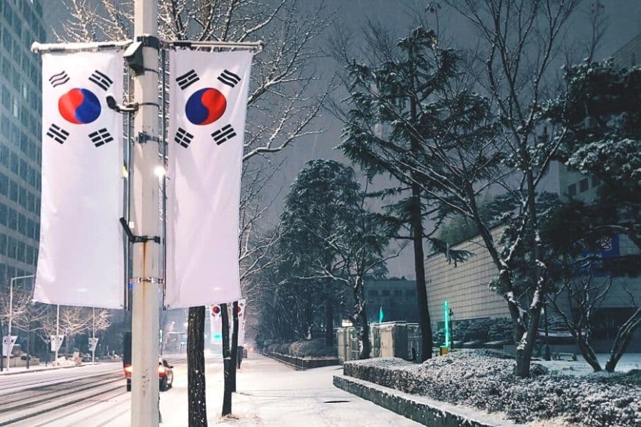 Where does it snow in Korea 27