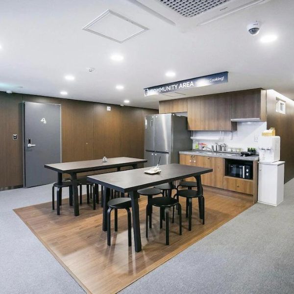Best Hotels In Myeongdong: Where To Stay & 2025 Travel Guide 19 Philstay Myeongdong Station Hotel Seoul Kitchen