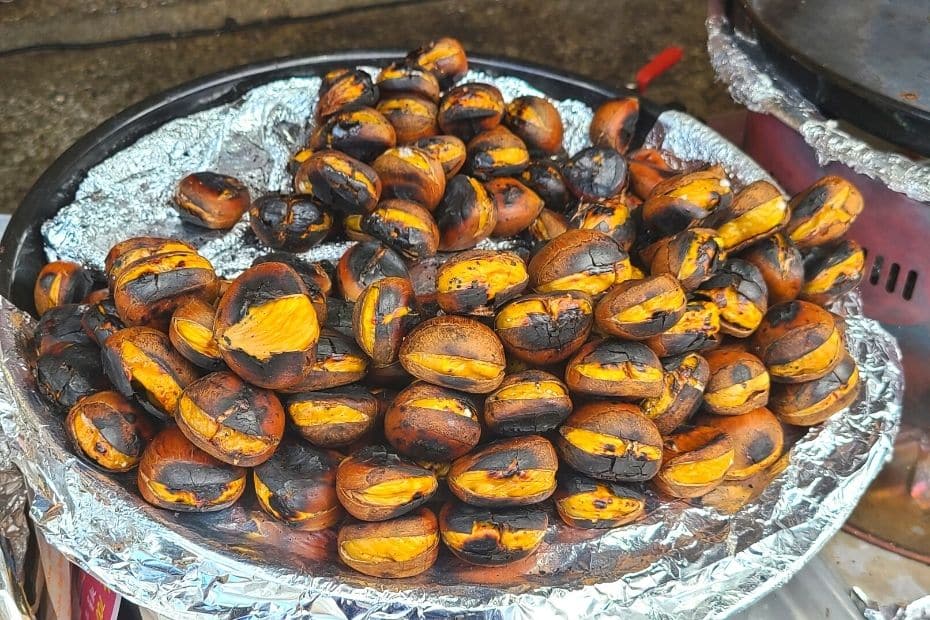 Gun-bam Korean roasted chestnuts