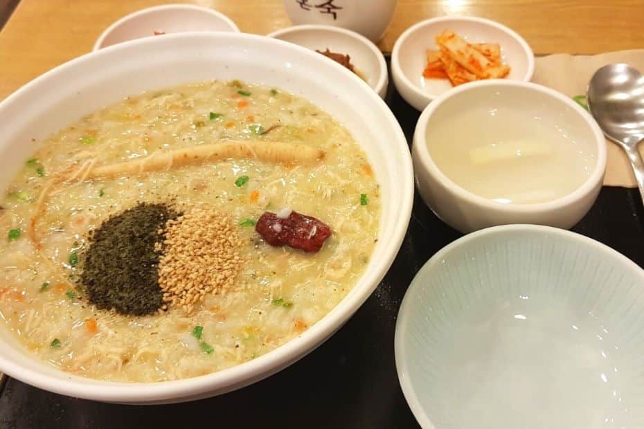 Juk Korean porridge