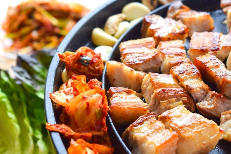 Samgyeopsal Korean BBQ dish