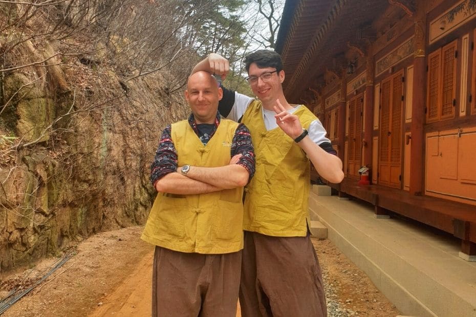 Temple stay in Korea