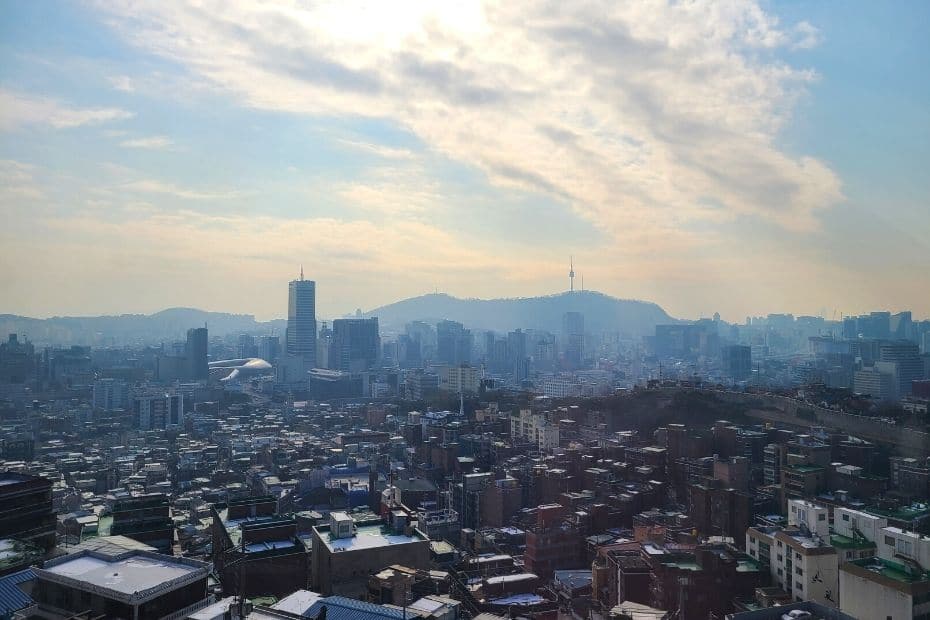Seoul city skyline