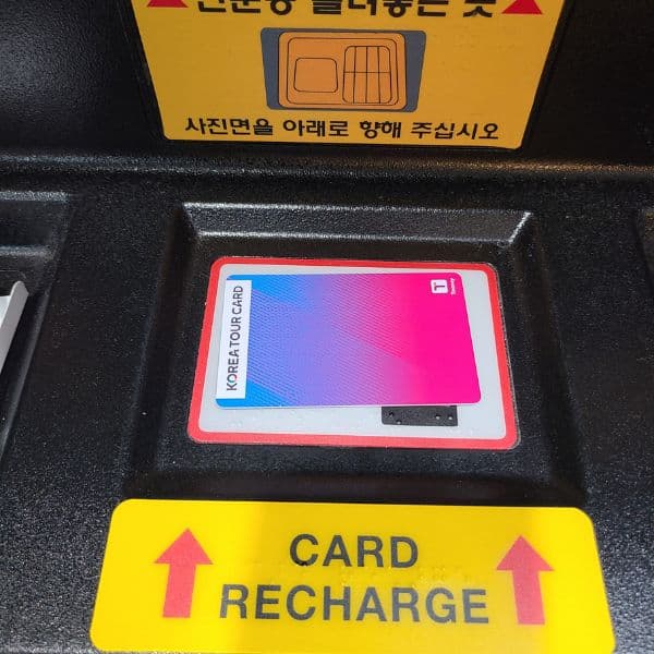 Card Charge With T-Money Card