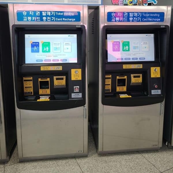 T-Money Card Charging Machines