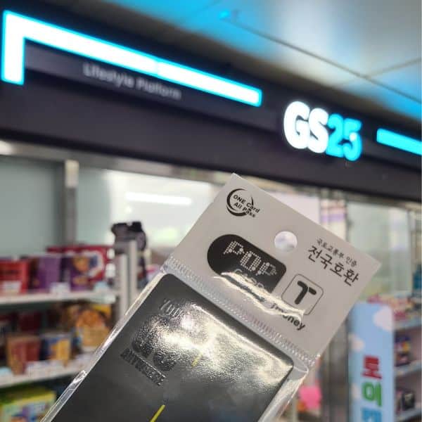 T-Money Card at a GS25 Convenience Store