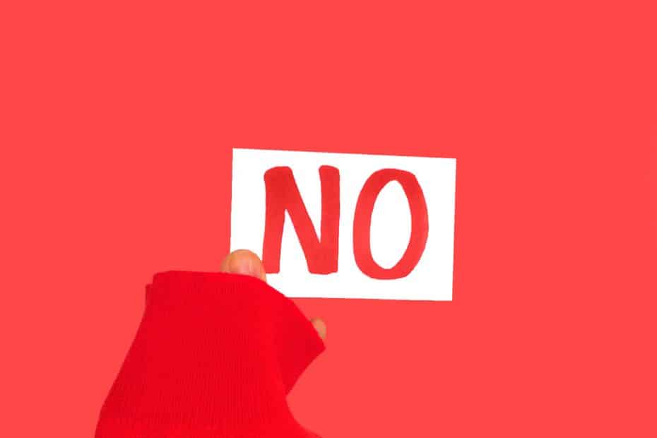 Don't Say No