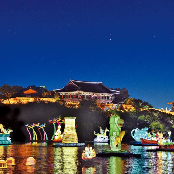 Jinju Lantern Festival in Korea October