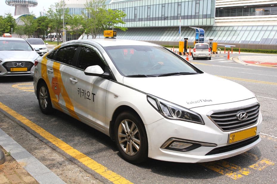 Kakao Taxi Car In Korea