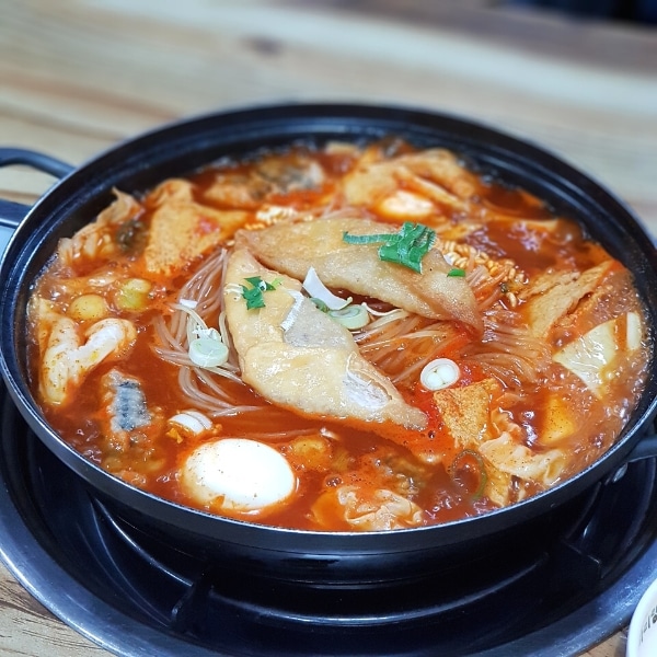 Korean food tteokbokki