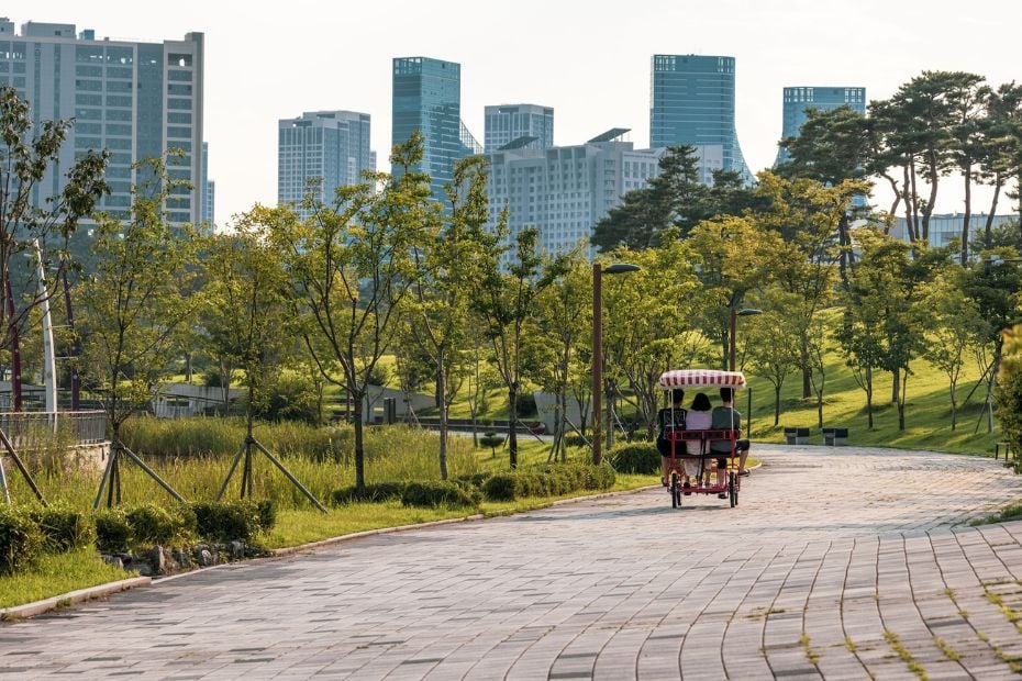 Sejong is a great place for cycling in Korea