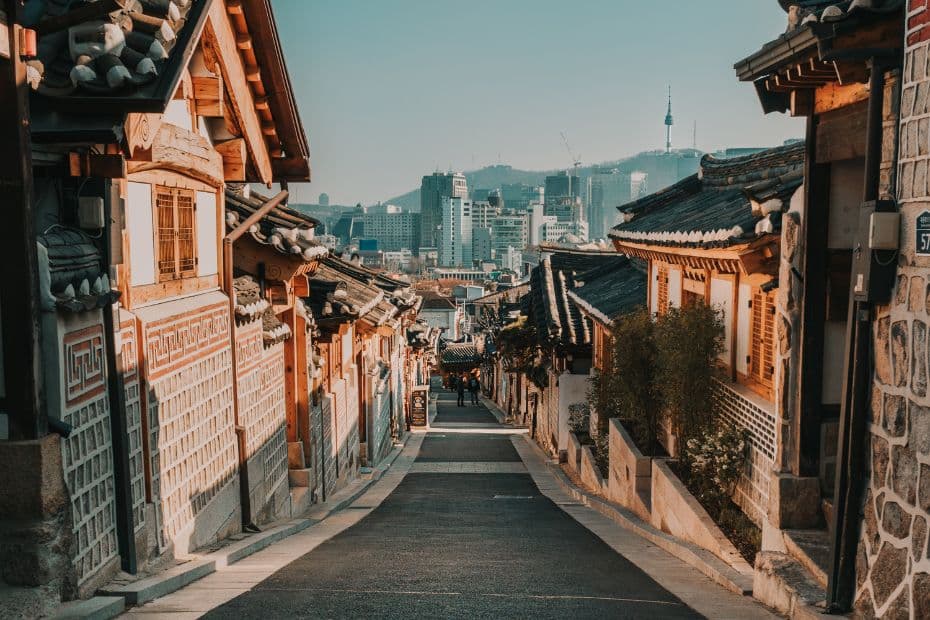 Bukchon Hanok Village is one of the best places to visit in Korea