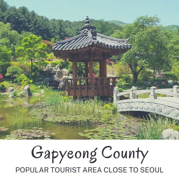 Gapyeong county popular tourist area near Seoul