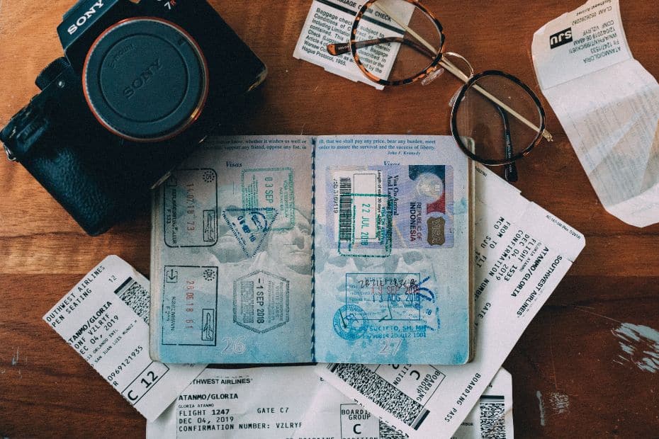 Passport and other documents for travelling to Korea