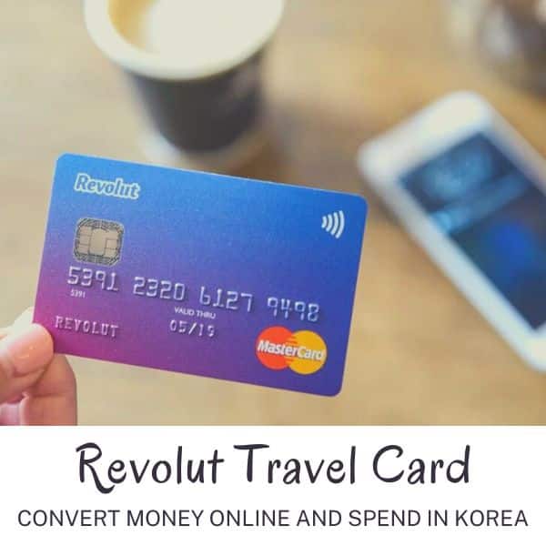 Revolut Travel Card for spending in Korea