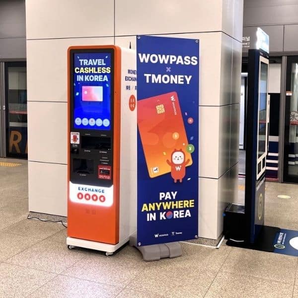 WOWPASS Money Exchange Machine In Seoul