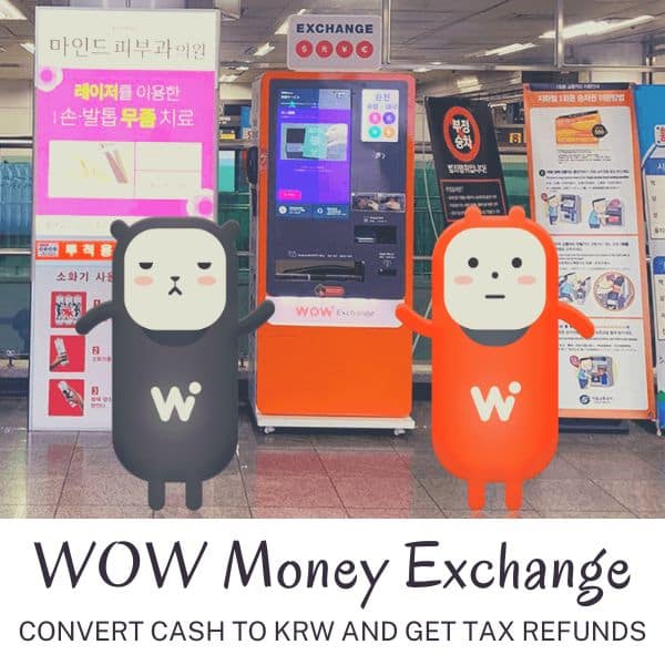 Wow Money Exchange Machine In Seoul