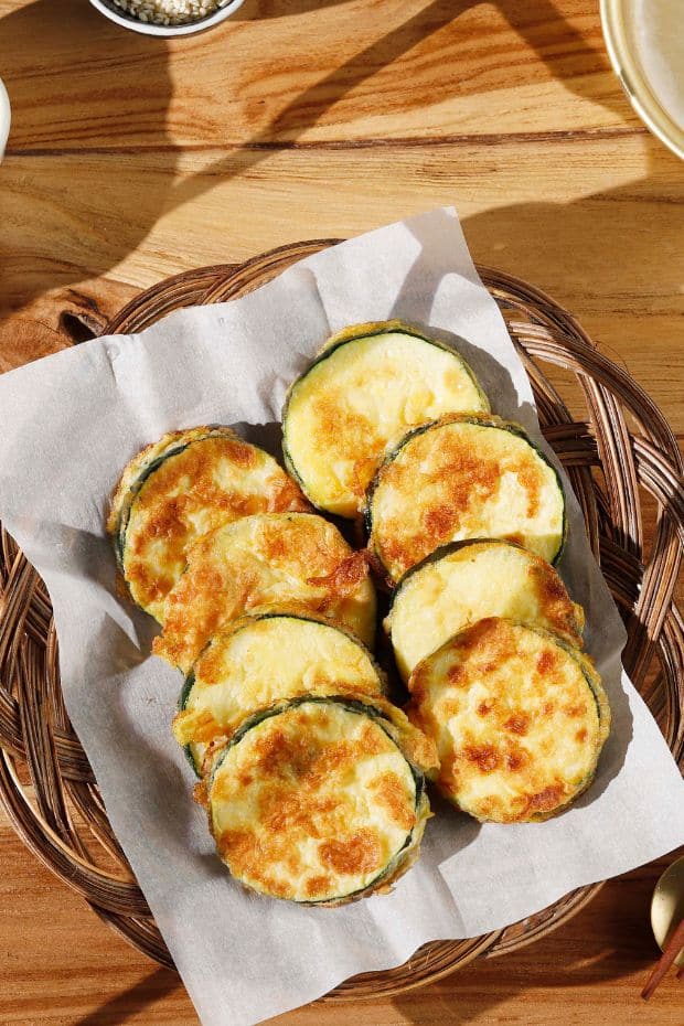 Hobak jeon Korean banchan