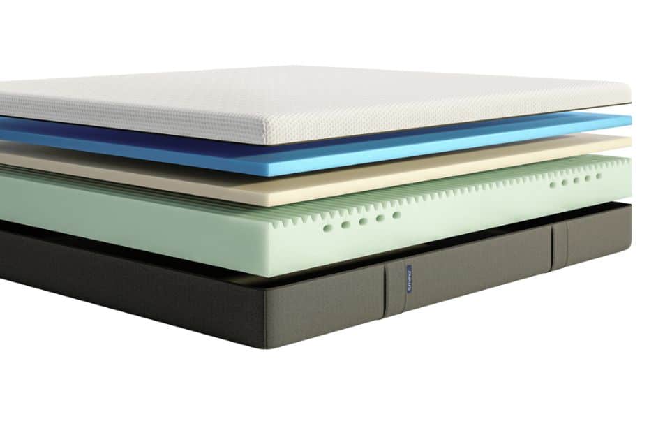 Diagram of the Emma Original Foam Mattress