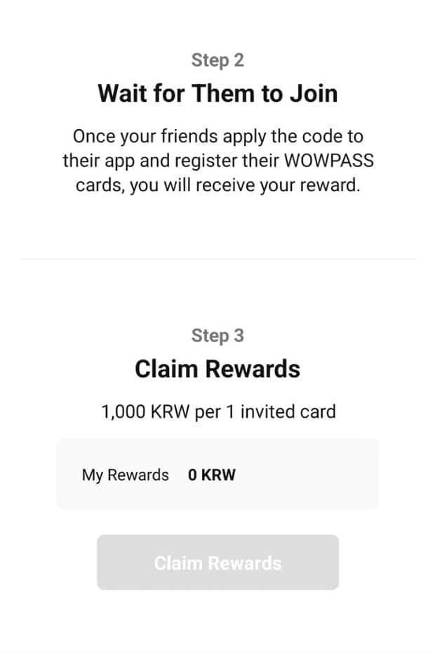 Inviting Friends In WOWPASS App Extra Steps