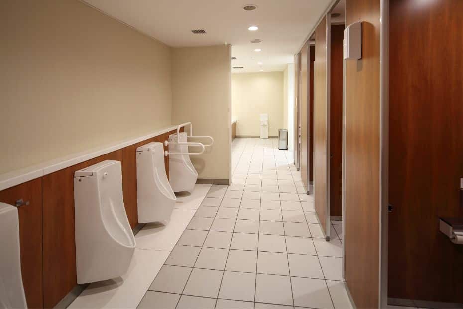 Public Toilet in Korea with modern facilities
