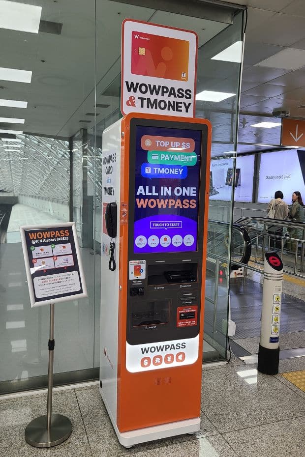 WOW Money Exchange Machine At Incheon Airport