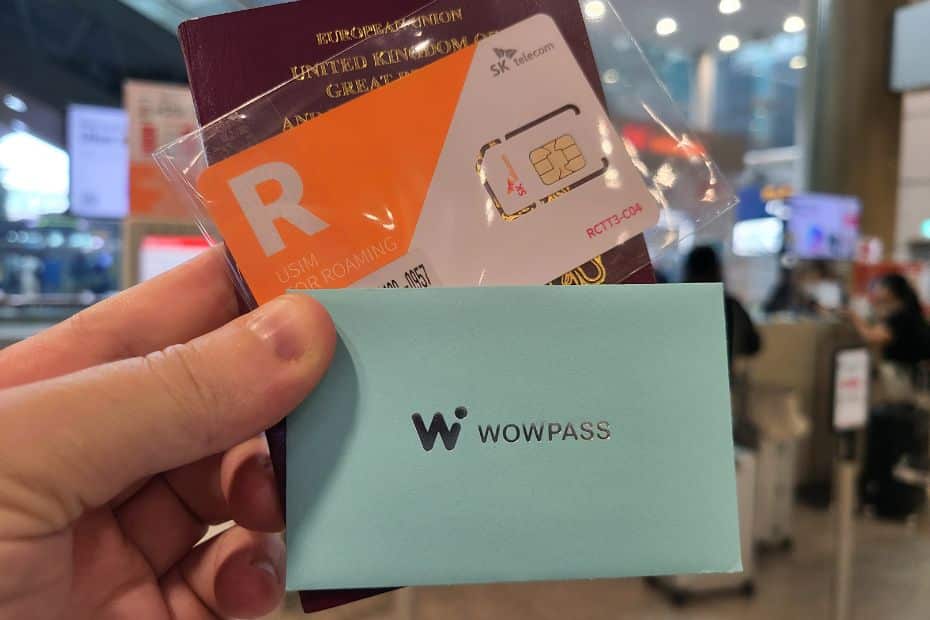 WOWPASS Airport Package with sim card