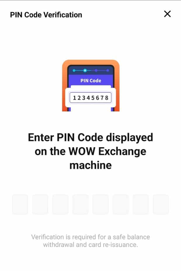 WOWPASS Pin Code Verification
