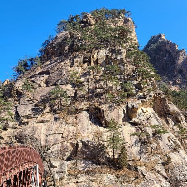 Rocky peak in Seoraksan National Park