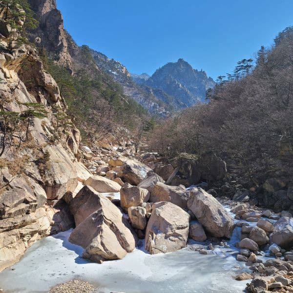 Valley view from Biseondae Rock