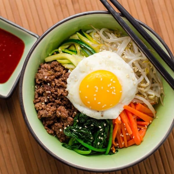 Korean bibimbap