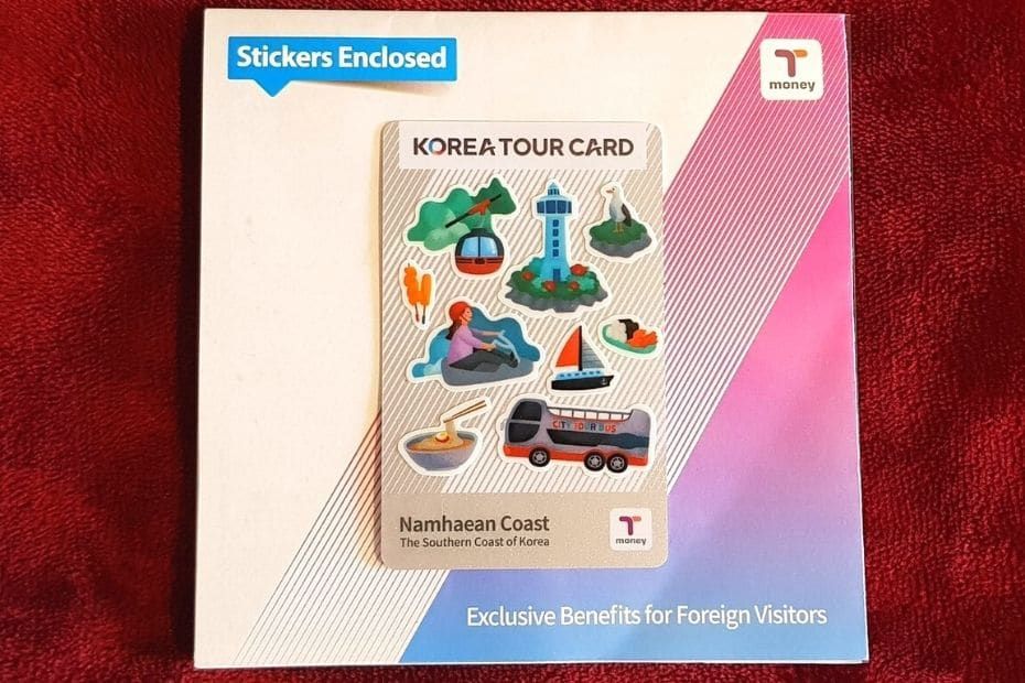The Korea Tour Card Korean Transportation Card With T-Money