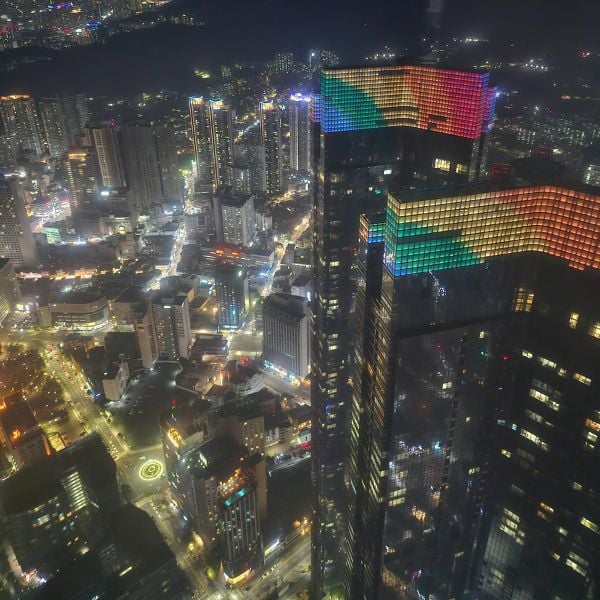 City Night View From Busan Observatory City Night View From Busan Observatory