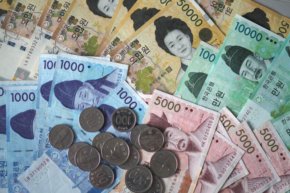 How To Order Food In Korean: Useful Korean Restaurant Phrases 12 Korean won notes and coins