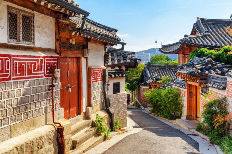Bukchon Hanok Village Seoul Korea