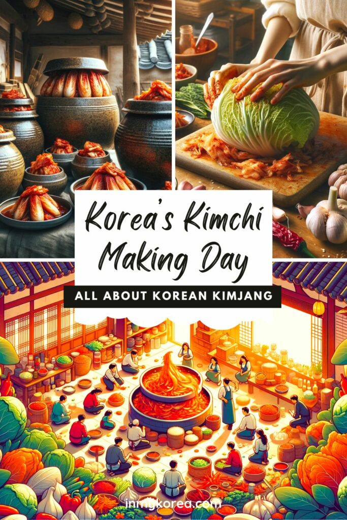 Korean kimchi making day Kimjang pin 1